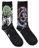 STAR WARS Darth Vader and Yoda Men's Crew Socks 2 Pair Pack Shoe Size 6-12