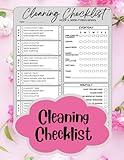 Daily and Monthly Cleaning Checklist Notebook: Daily Weekly and Monthly Cleaning Checklist and Planner Notebook, House Cleaning Checklist For Adults