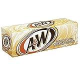 A&W Cream Soda, 12 Fl Oz Cans, 12 pack