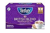 Tetley British Blend Premium Black Tea, 320 Tea Bags, Rainforest Alliance Certified