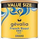 Gevalia French Roast Dark Roast Ground Coffee, 27.6 oz Canister