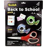 Scotch® Back-To-School Pack, Removable, Multicolor