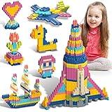 Tigerhu Kids 1120pcs Building Blocks Set Educational STEM Building Toy, Construction Block Toys Set Learning Playset Kit for Boys Girls, Child Brain Development Preschool Kindergarten Toy Age 3+