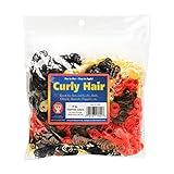 Hygloss 4 oz Curly Doll Hair For Crafts Assorted Colors- Premium Synthetic Hair for Doll Making, Puppets, and Arts & Crafts Projects – Easy Application, 4 Colors Available