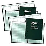 WARD Combination Class Record & Lesson Plan Book (9-10 Weeks, 8 Periods), Pack of 2