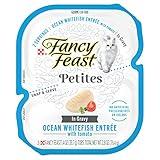 Purina Fancy Feast Gourmet Gravy Wet Cat Food, Petites Ocean Whitefish With Tomato Entree - (Pack of 12) 2.8 oz. Tubs