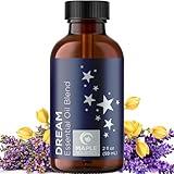 Sleep Essential Oil Blend for Diffuser - Dream Essential Oil for Diffusers Aromatherapy and Wellness with Ylang-Ylang Clary Sage Roman Chamomile and Lavender Essential Oil for Nighttime Support 2oz