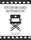 Storyboard Notebook: Storyboard Paper 16:9,120 pages 8.5"x11", storyboard sketchbook Template Panel Pages for Movie Direction and Production, ... (Professional Blank Storyboard Notebook)