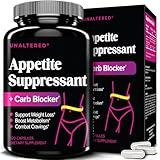 UNALTERED Appetite Suppressant for Women - Helps Manage Cravings, Promotes Fullness, & Supports Weight Loss - Natural Dietary Supplement with Chromium Picolinate & Glucomannan - 120 Vegan Capsules