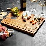 Personalized Cutting Board, Custom Bamboo Engraved Charcuterie Boards - Best Present for Wedding, Bridal Shower, Engagement, Anniversary, Housewarming, Gift Idea for Couples Bride, Parent, Family