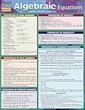 Algebraic Equations QuickStudy Laminated Reference Guide (QuickStudy Academic)