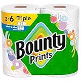 Bounty Select-A-Size Paper Towels, Prints, 2 Triple Rolls = 6 Regular Rolls