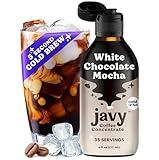 Javy Coffee Concentrate - Cold Brew Coffee, Perfect for Instant Iced Coffee, Cold Brewed Coffee and Hot Coffee, 35 Servings - White Chocolate Mocha