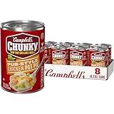 Campbell's Chunky Soup, Pub-Style Chicken Pot Pie Soup, 16.3 Oz Can (Case of 8)