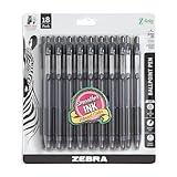 Zebra Pen Z-Grip Retractable Ballpoint Pen, Medium Point, Black Ink, Model Number: 22218, 18-Pack (22218)