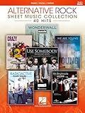 Alternative Rock Sheet Music Collection - 2nd Edition | Piano/Vocal/Guitar Songbook for Students and Performers |40 hits with lyrics chord symbols chord frames | PVG book for practice and performance