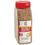 Lawry's Salt Free 17 Seasoning, 10 oz - One 10 Ounce Container of 17 Seasoning Spice Blend Including Toasted Sesame Seeds, Turmeric, Basil and Red Bell Pepper for Seafood Poultry and Beef