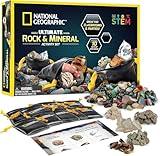 NATIONAL GEOGRAPHIC Kids Rock Collection – 1.25 lb. Assorted Rocks, Minerals & Gemstones Plus 50 Cool Rocks & Minerals to Share, STEM Earth Science Kit for The Classroom, Homeschool & More
