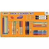 BIC Ultimate Back to School Kit, Assorted School Supplies - 42 Items