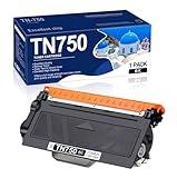 TN750 Compatible Toner Cartridge Replacement for Brother TN 750 TN-750 TN720 TN-720 to Use with HL-5470DW HL-5450DN HL-6180DW MFC-8710DW MFC-8910DW MFC-8950DW (1 Black, High Yield)