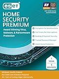 ESET Home Security Premium | Antivirus | 2025 Edition | 5 Devices | 1 Year| Password Manager | Privacy Protection | Ransomware | Anti-Theft | Digital Download [PC/Mac/Android]