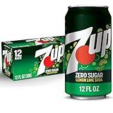 Zero Sugar 7-Up Soda, 12 Oz., Pack of 12