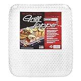 Oscarware 16" x 12" Disposable Grill Topper, Aluminum, 24-Pack – Perfect for BBQs, Tailgates, and Camping