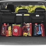 SURDOCA Hanging Trunk Organizer for SUV, [UPGRADED 7 Times] Car Organizers and Storage, Car Accessories Interior, Space Saving Expert