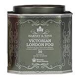 Harney & Sons Victorian London Fog Tea, Black and Oolong Tea with Citrus, Vanilla and Lavender | 30 Sachets, Historic Royal Palaces Collection