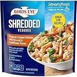 Birds Eye Steamfresh Shredded Potatoes and Sweet Potatoes with Broccoli and Cauliflower Florets, Convenient Frozen Vegetables, 10 OZ Bag