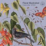 2024 Royal Botanic Gardens Kew, Floral Illustrated Wall Calendar