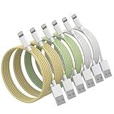 iPhone Charger Cord, [Apple MFi Certified] Lightning Cable, 6Pack (3/3/6/6/6/10 FT) Nylon Braided USB Charging Cable for iPhone 14/13/12/11 Pro Max/XS MAX/XR/XS/X/8/7/6s Plus, iPad