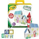 CreateOn Crayola Doodle Magnetic Tiles Building Set for Kids, Magnetic Kids’ Building Toys, STEM Toys for Boys and Girls Ages 3+, 24-Piece Set