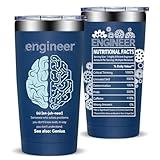 Fufandi Engineer Gifts, Mechanical Engineering Gifts for Men - Civil Engineering Student Graduation gift, Retirement Present for Engineer - Tumbler Cup 20oz