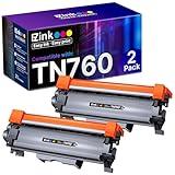 E-Z Ink TN760 Compatible Toner Cartridges Replacement for Brother TN-760 TN730 TN-730 to Use with MFC-L2710DW MFC-L2750DW HL-L2350DW HL-L2370DW HL-L2395DW HL-L2390DW DCP-L2550DW (Black, 2 Pack)