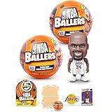 5 Surprise NBA Ballers Series 2 by ZURU, Licensed NBA Collectible, Surprise Unboxing Basketball Collectible Sports Toy for Boys, Ages 3 and up (2 Capsules)