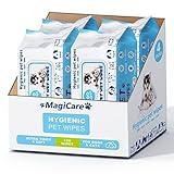 MAGICARE Pet Wipes – 400 pcs Dog Wipes – 8x8 Inch Unscented Dog Paw Cleaner Wipes for Body, Ears, Face, and Skin – Ultra Thick & Soft with Hypoallergenic Formula – Ideal Pet Wipes for Dogs & Cats