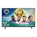 Hisense 40-Inch Class QD4 Series QLED FHD Smart Fire TV (40QD4QF, 2025 Model) - Quantum Dot Color, DTS Virtual: X, Alexa Built in, Slim Bezel Design