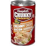 Campbell's Chunky Creamy Chicken Bacon Carbonara Soup, 18.8 oz Can