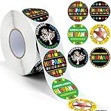 Weekgrat 1000 Pcs Hispanic Heritage Month Stickers for Kids National Hispanic Heritage Sticker Roll Latin American Countries Flags for Students Teachers Party Classroom Decorations(Classic)