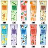 10 Pack Hand Cream for Dry Cracked Hands,Fathers Day Gift for Dad,Teacher Appreciation Gifts,Mom Gifts,Birthday Gifts for Women,Natural Plant Fragrance Mini Hand Lotion Moisturizing Hand Care Cream