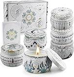 Scented Candles Gift Set 6 Packs,Aromatherapy Candle Gifts for Women,180H Lasting Burn Soy Wax Candles Bulk for Home Scented,Ideal for Birthday,Christmas,Thanksgiving