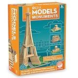 MindWare KEVA Models Monuments - 154 Wooden Building Planks & Step-by-Step Instructions to Build Iconic World Landmarks