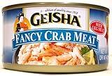 Geisha Wild Caught Fancy Crab Meat (Pack of 3) 6 oz Cans