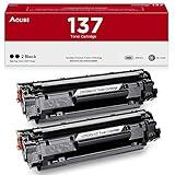 AOLIBE 137 Compatible Black Toner Cartridge Replacement for Canon 137 Black Toner Cartridge, Use for Canon MF232w, MF242dw, MF212w, MF216n, 2 Pack