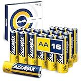 Allmax AA Maximum Power Alkaline Double A Batteries (16 Count) – Ultra Long-Lasting, 10-Year Shelf Life, Leakproof Design, Maximum Performance – 1.5V