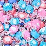 Premium Berries & Crème Saltwater Taffy Creamy Mix Blueberry, Strawberry, Raspberry And Huckleberry Flavors Bulk 2 Lb Bag 120+ Pieces Individually Wrapped, Nut & Gluten Free Treats for All Occasions