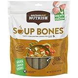 Rachael Ray Nutrish Soup Bones Dog Treats, Chicken & Veggies Flavor, 11 Count (Pack of 1)