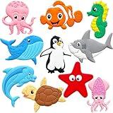 Toddler Fridge Magnets for Kids - Kid Refrigerator Magnets for Toddlers - Ocean Animal Magnets for Fridge - Toddler Magnets for Refrigerator - Big Magnetic Animals - Educational Magnet for Whiteboard
