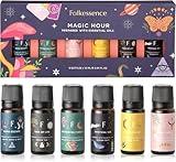 Folkulture Christmas Essential Oils for Diffuser Oil, Essential Oils Set of 6 Fragrance Oil, Diffuser Oils Scents for Home, Diffuser Essential Oils, Fragrance Oil for Diffuser - White Sage, Cedarwood